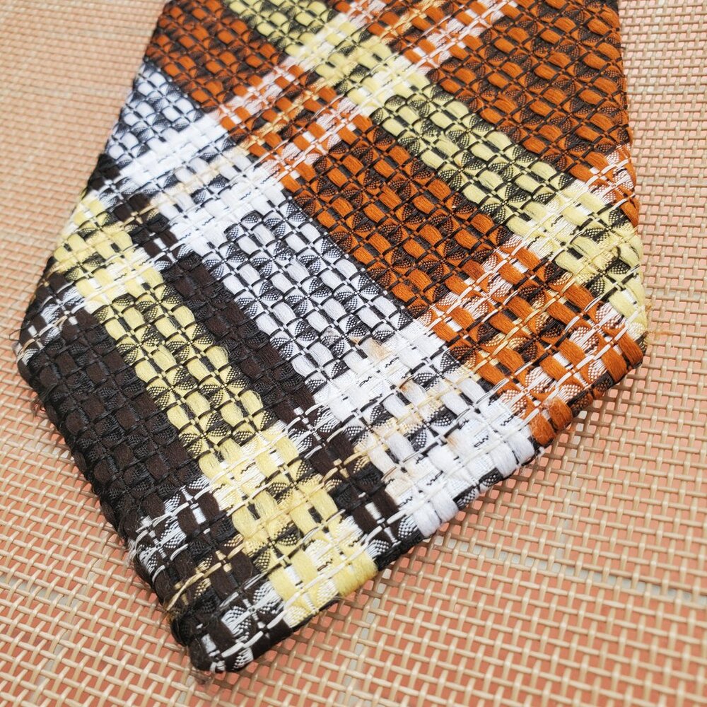 Vintage 1950s Don Loper polyester tie WIDE 4"